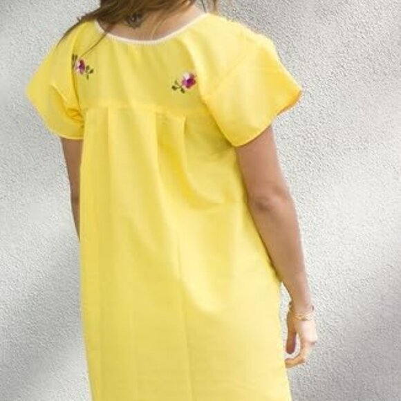 Embroidered Mexican / Pueblo Mini Tunic Dress - NWOT - Picture 2 of 16